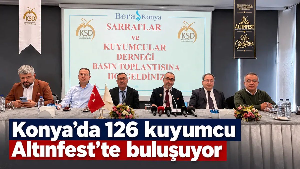 126 صائغاً يلتقون في Altınfest بقونية