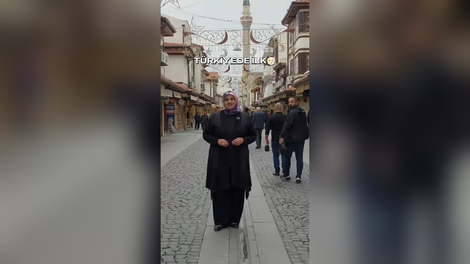 Konya'nın tarihi çarşı sokağı ve Altınfest Çadır Günleri